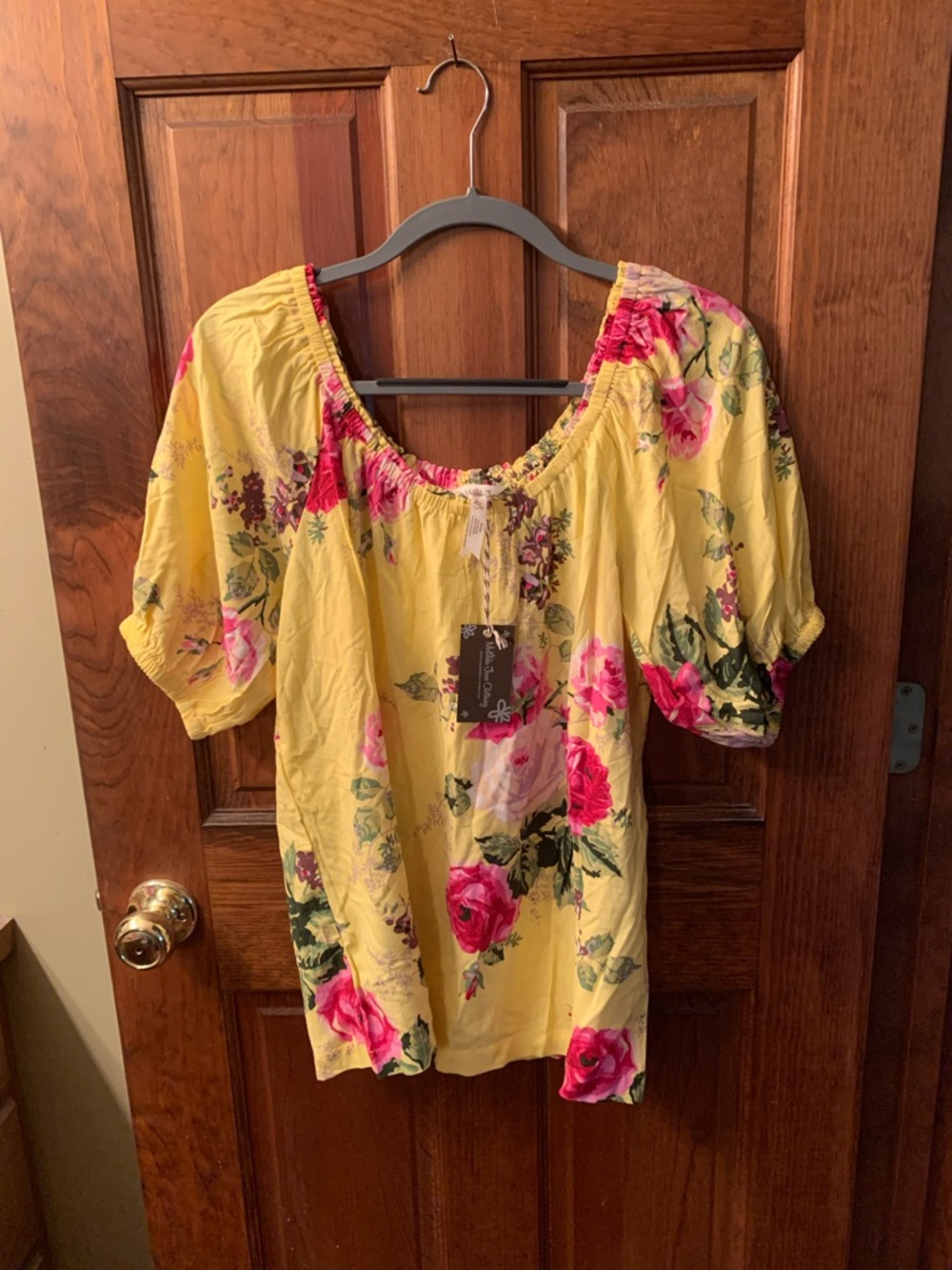 Matilda Jane, NEW WITH TAGS, Peasant top, elastic neckline can wear off shoulder